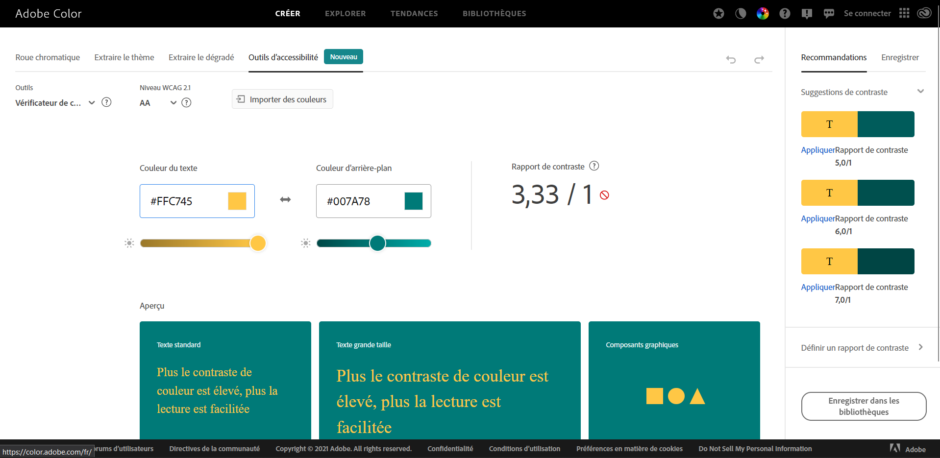 Constraste mauvais